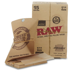 Raw Organic Hemp Natural Unrefined Hemp Rolling papers 1 1/4 Slim- Artesano