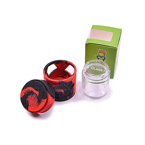 Space King - Stackable Sili Glass Jar