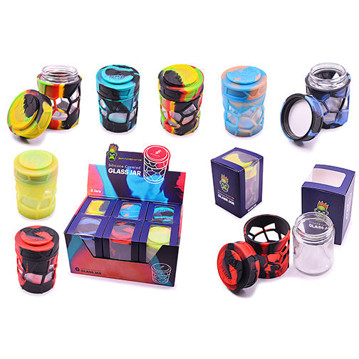 Space King - Stackable Sili Glass Jar