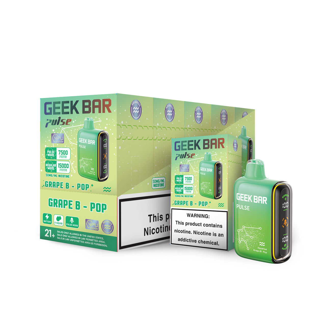 GEEK BAR PULSE 15000 PUFFS DISPOSABLE VAPE