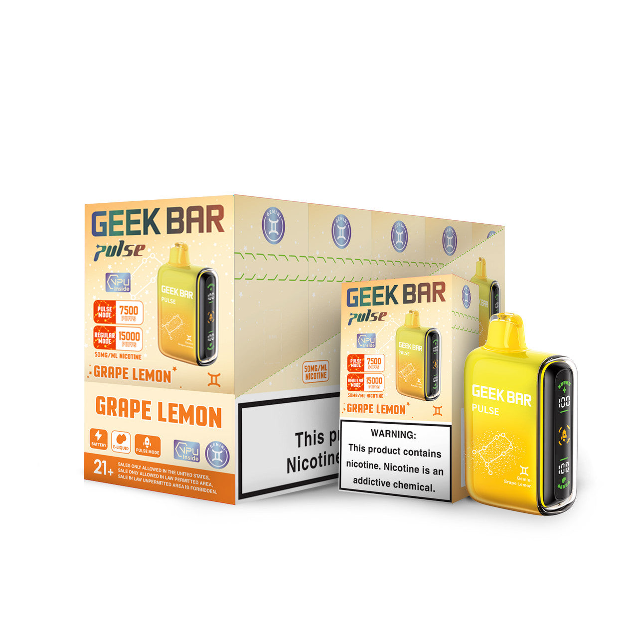 GEEK BAR PULSE 15000 PUFFS DISPOSABLE VAPE