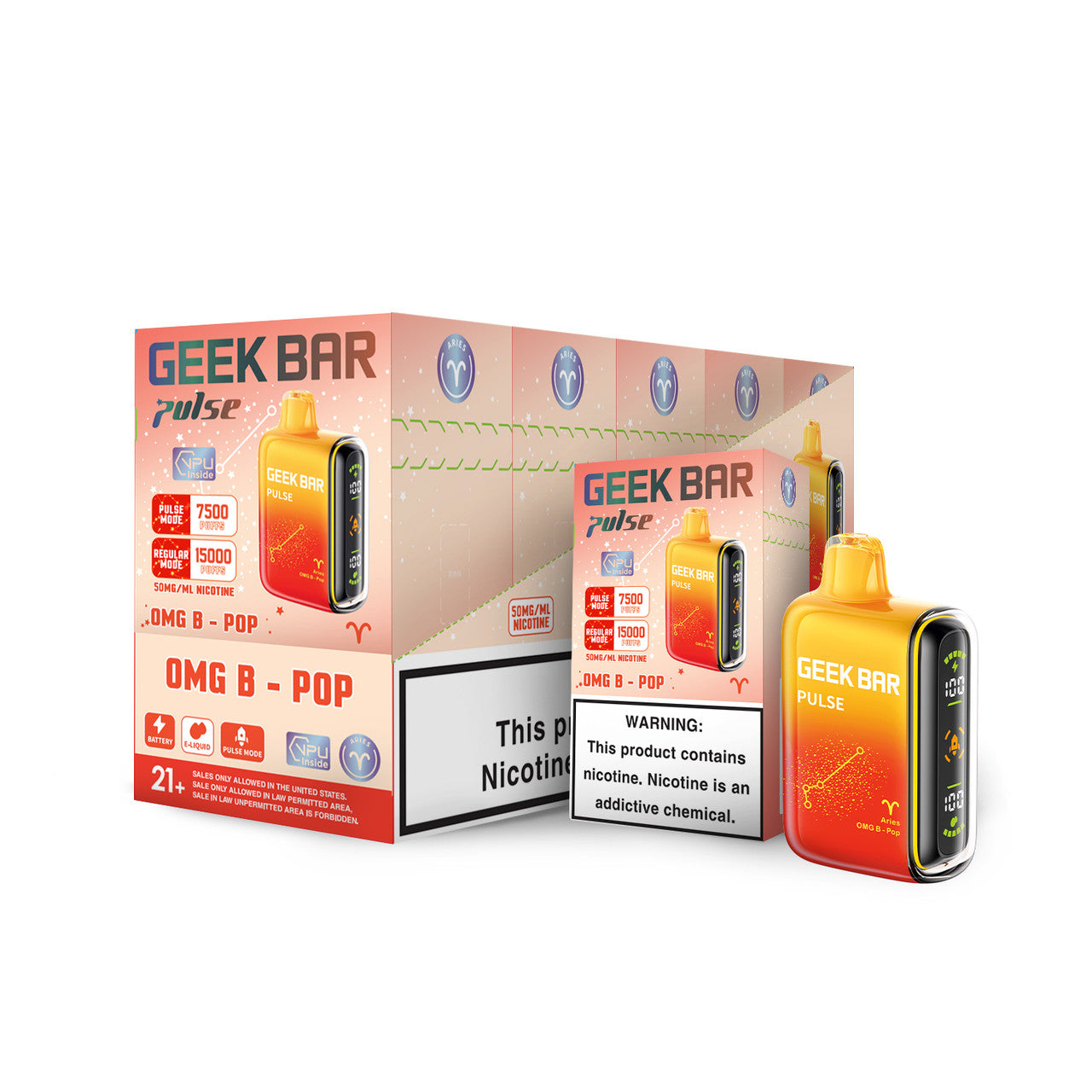 GEEK BAR PULSE 15000 PUFFS DISPOSABLE VAPE