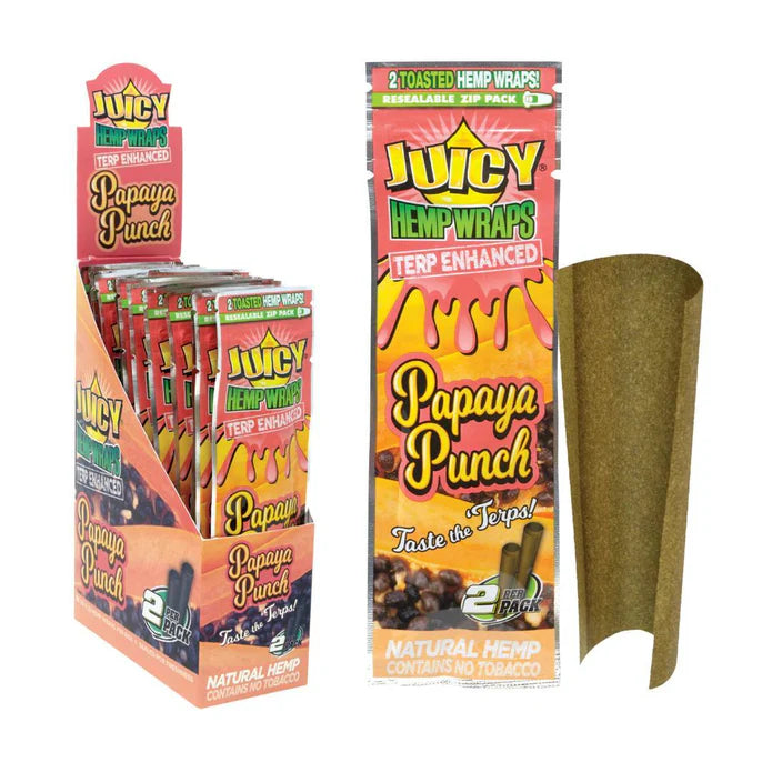 Juicy Hemp Wraps - Terp Enhanced