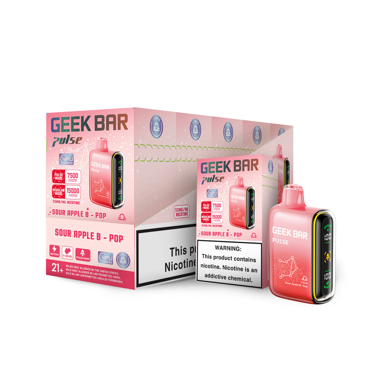 GEEK BAR PULSE 15000 PUFFS DISPOSABLE VAPE