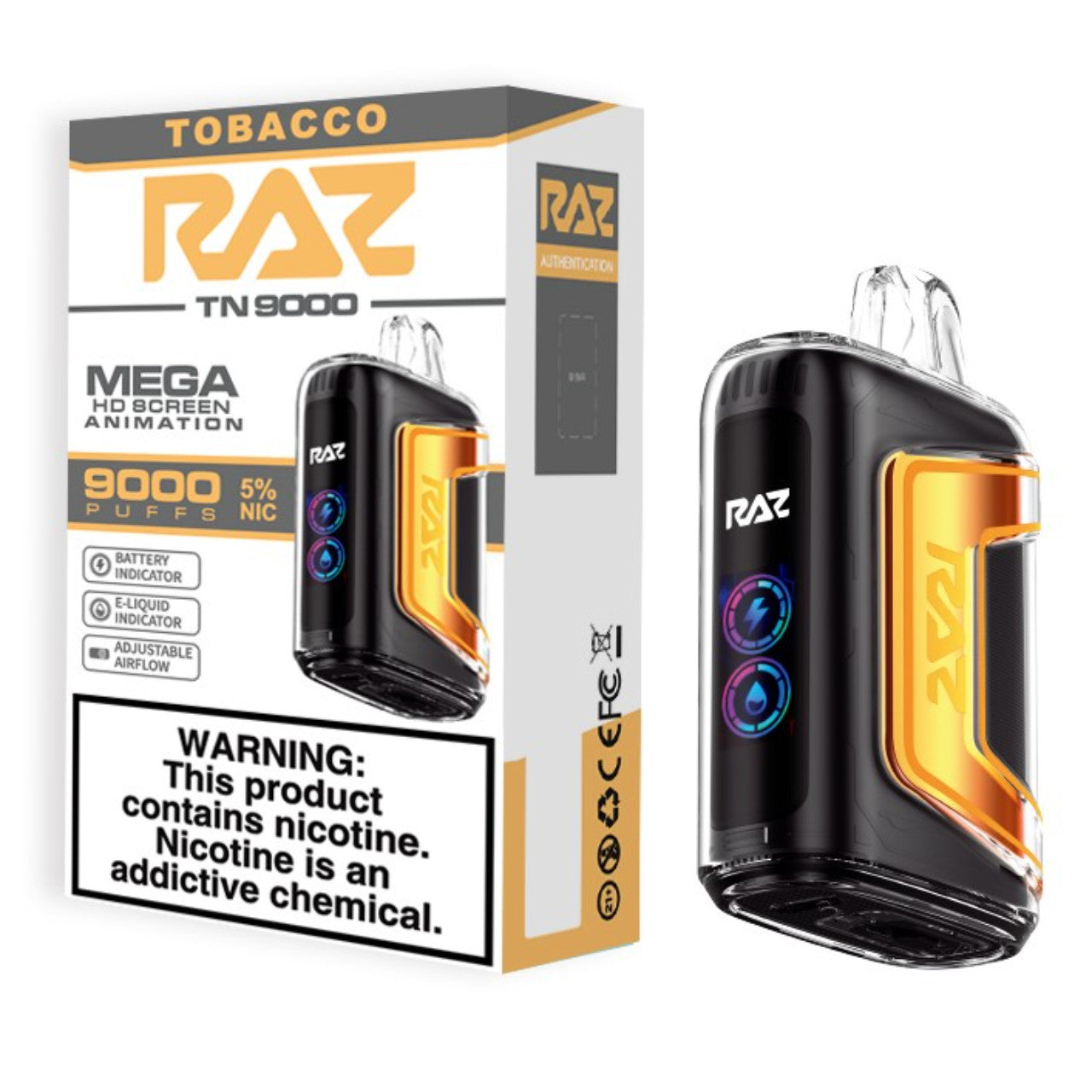 RAZ TN9000 9000 Puffs Disposable Vape