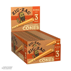ZIG ZAG - UNBLEACHED CONES KING SIZE