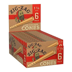 ZIG ZAG - UNBLEACHED CONES 1 1/4