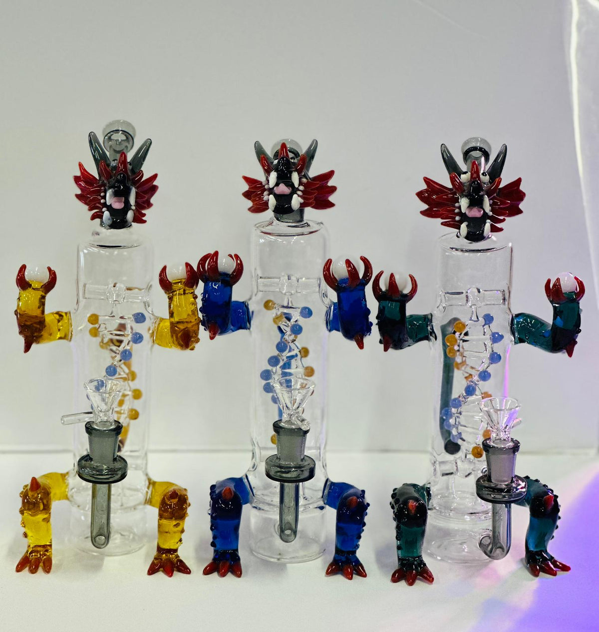 Dragon DNA Perc Glass Water Pipe