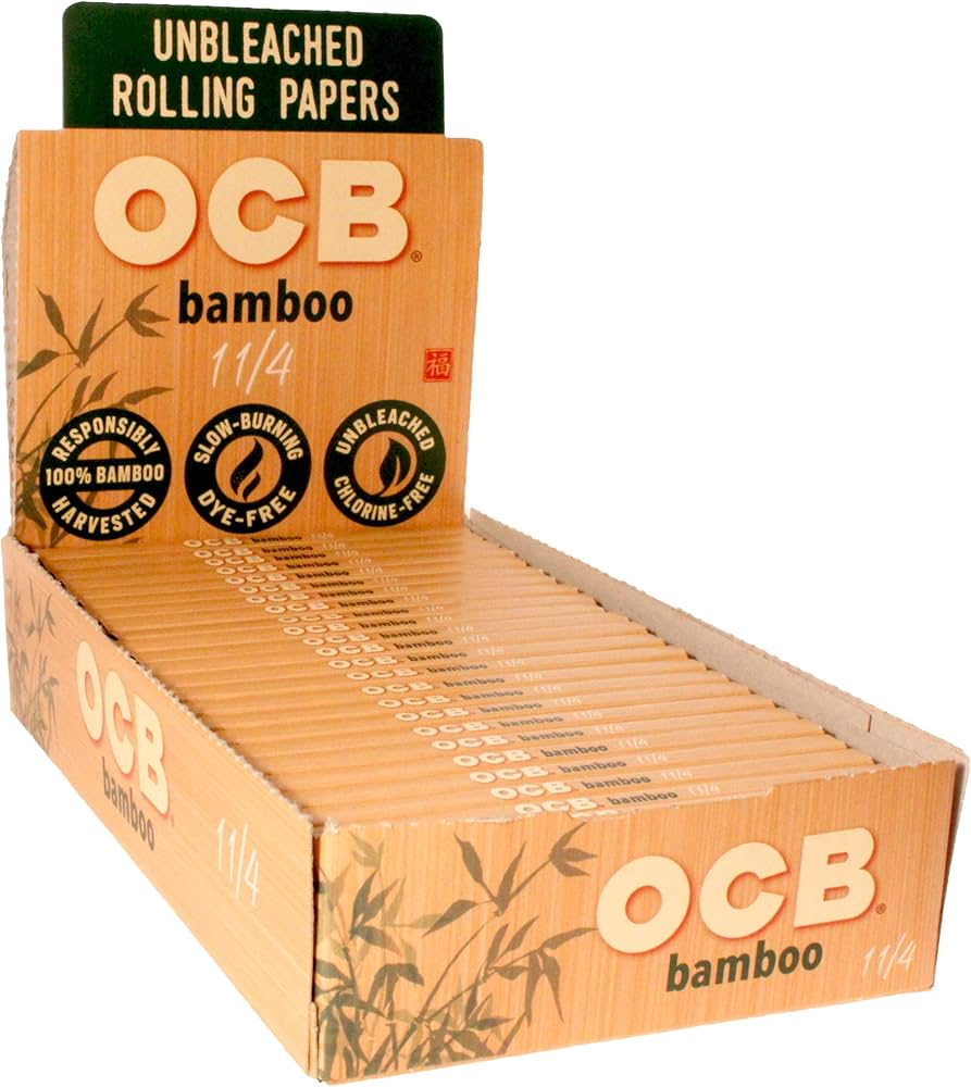 OCB Unbleached Rolling Papers 24 booklets