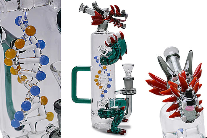 Dragon DNA Perc Glass Water Pipe
