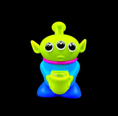 Silicone Water Pipe - Mini Alien (4.5")