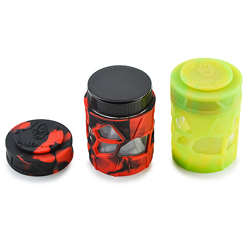 Space King - Stackable Sili Glass Jar