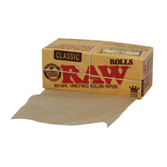 Raw Rolls Classic Natural Unrefined Rolling Papers King Size