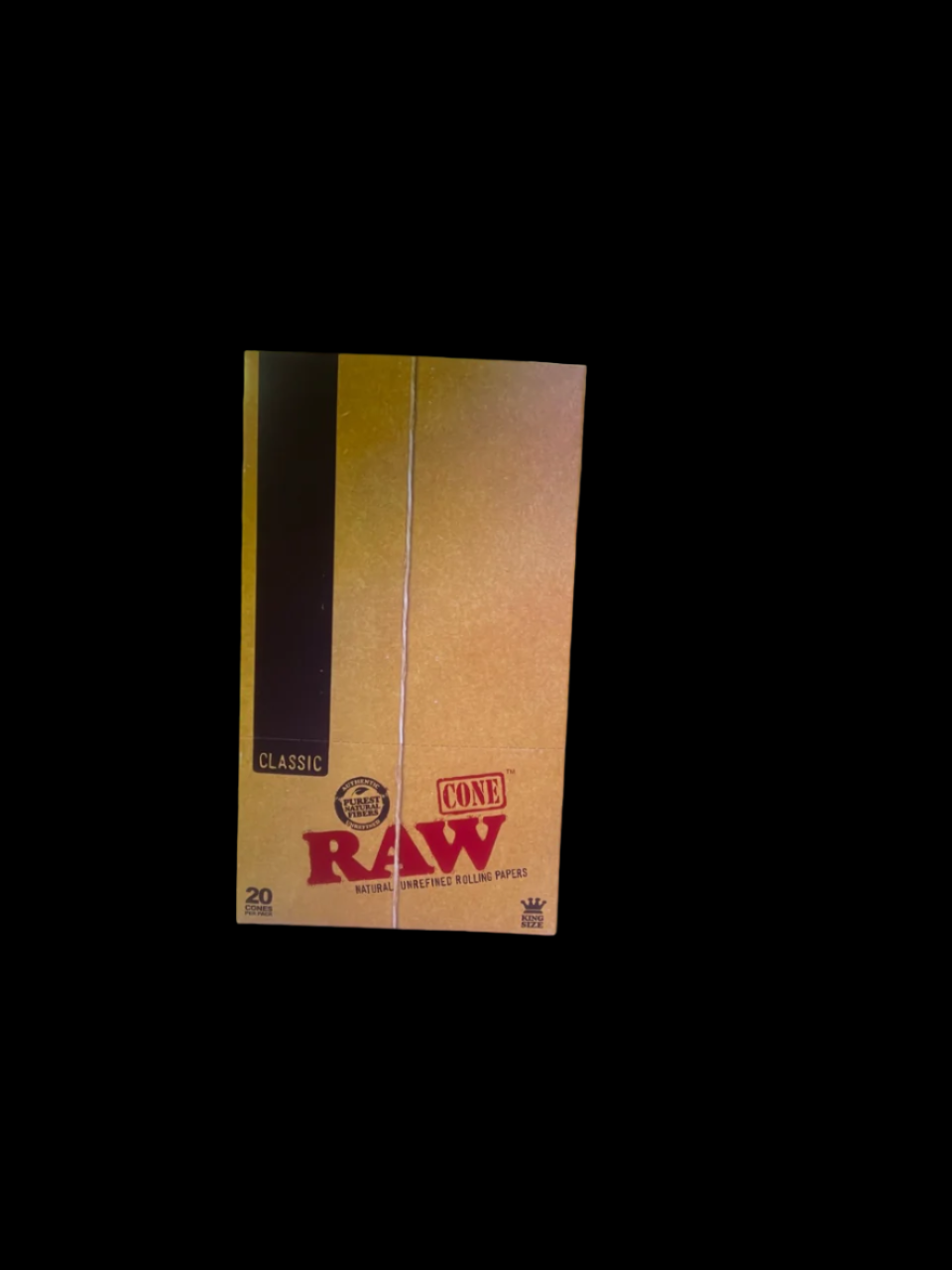 Raw Cone Classic Natural Unrefined Rolling Papers King Size
