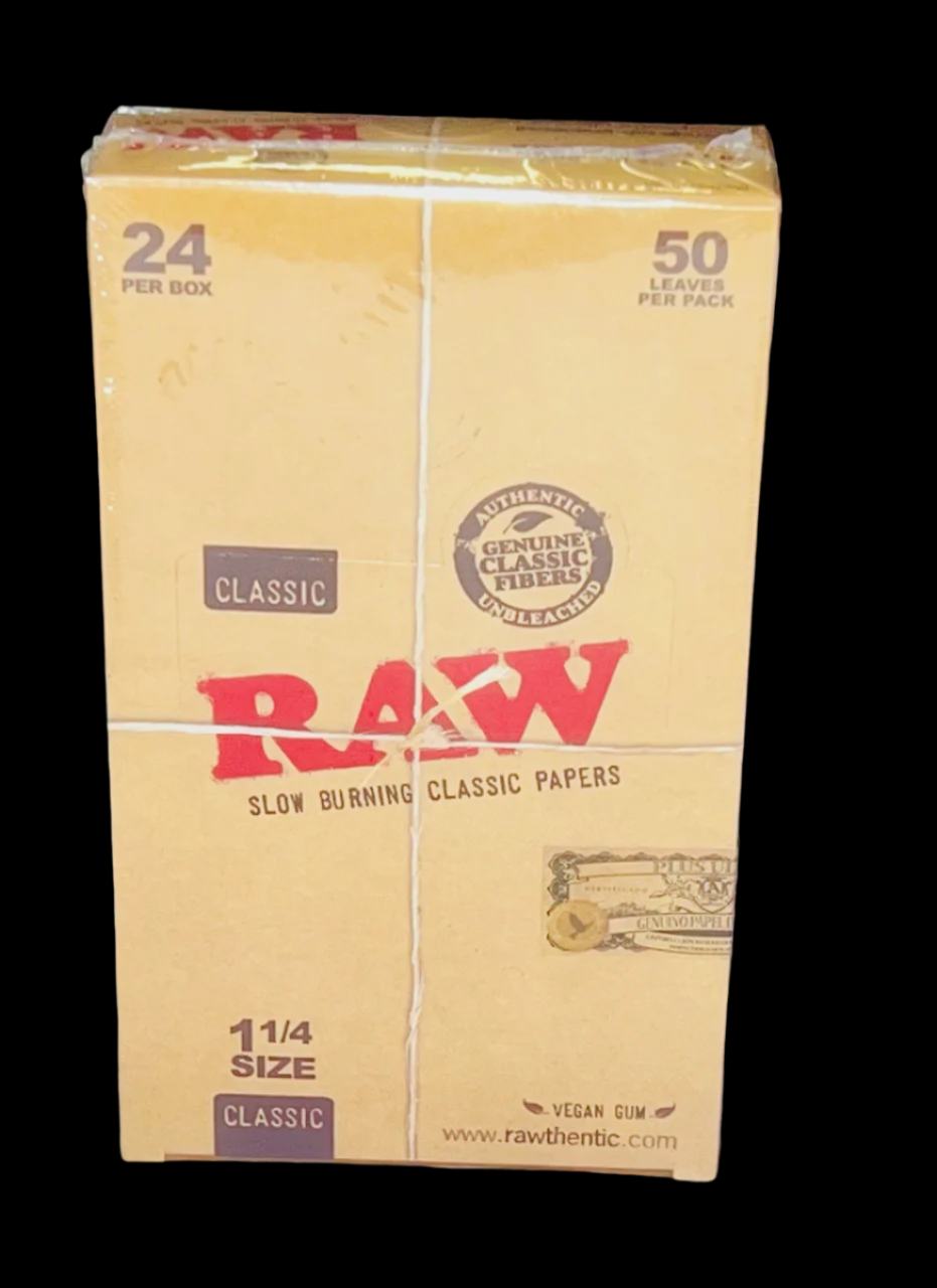 Raw Cone Classic Slow Burning Classic Papers 1 1/4 Size