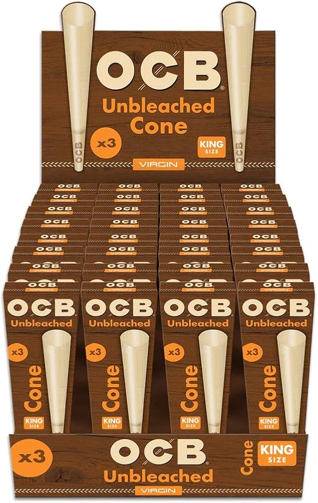OCB Unbleached Cones